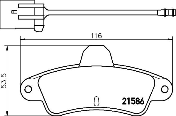 Pagid T9026 - Гальмівні колодки, дискові гальма avtolavka.club