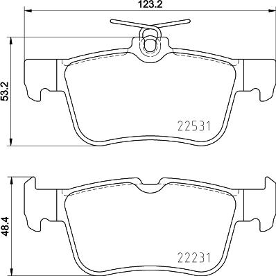 Pagid T4181 - Гальмівні колодки, дискові гальма avtolavka.club