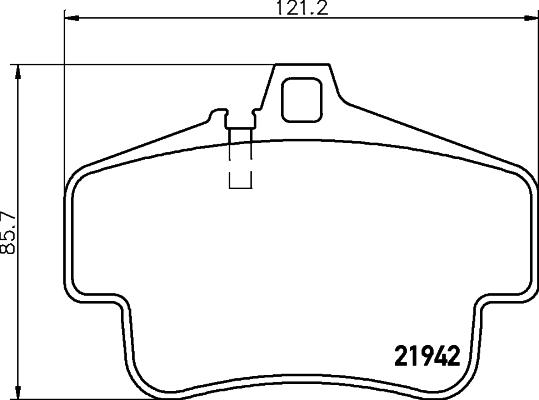 Pagid T5123 - Гальмівні колодки, дискові гальма avtolavka.club
