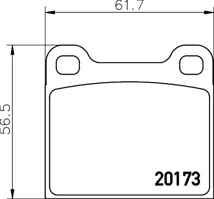 Pagid T0405 - Гальмівні колодки, дискові гальма avtolavka.club