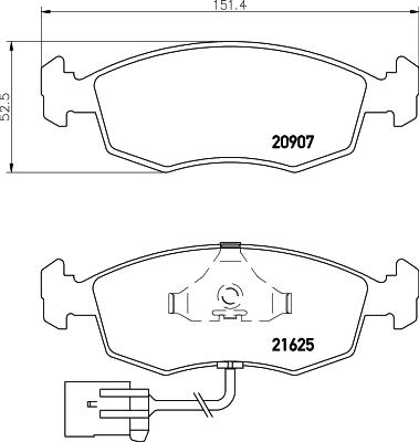 Pagid T1080 - Гальмівні колодки, дискові гальма avtolavka.club