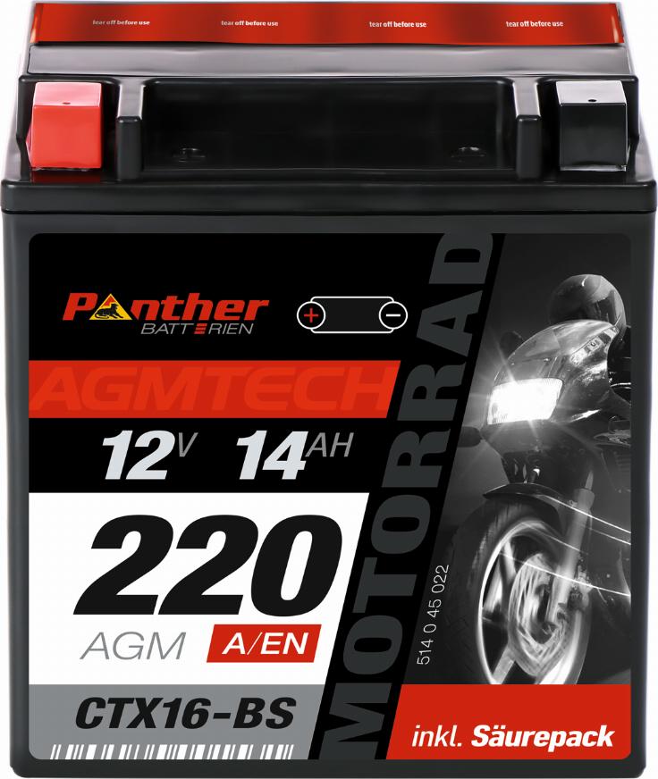 PANTHER MB.5144577 - Стартерна акумуляторна батарея, АКБ avtolavka.club