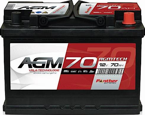 PANTHER SB.AGM70 - Стартерна акумуляторна батарея, АКБ avtolavka.club