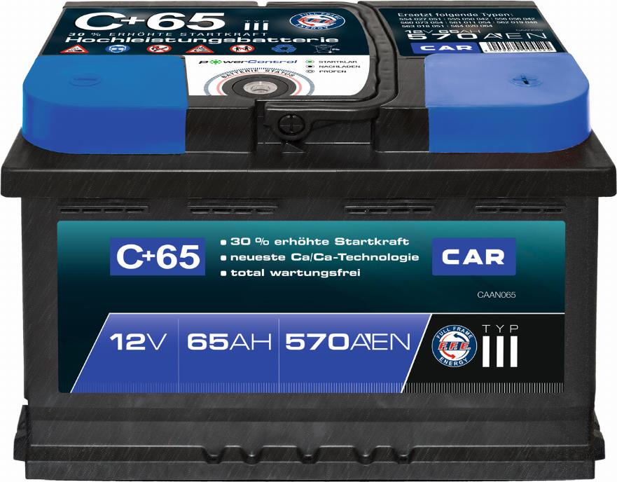 PANTHER SB.C65 - Стартерна акумуляторна батарея, АКБ avtolavka.club