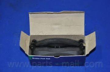 Parts-Mall PKB-015 - Гальмівні колодки, дискові гальма avtolavka.club