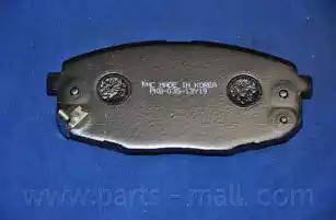 Parts-Mall PKB-035-S - Гальмівні колодки, дискові гальма avtolavka.club