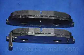 Parts-Mall PKB-022 - Гальмівні колодки, дискові гальма avtolavka.club