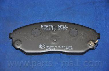 Parts-Mall PKB-E20 - Гальмівні колодки, дискові гальма avtolavka.club