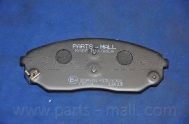 Parts-Mall PKB-E20 - Гальмівні колодки, дискові гальма avtolavka.club