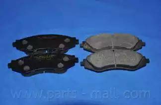 Parts-Mall PKC-003-S - Гальмівні колодки, дискові гальма avtolavka.club