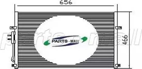 Parts-Mall PXNCY-003 - Конденсатор, кондиціонер avtolavka.club