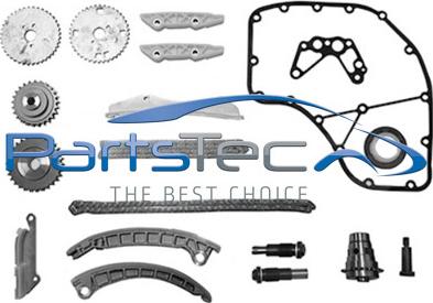 PartsTec PTA114-0157 - Комплект ланцюга приводу распредвала avtolavka.club