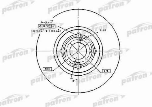 Patron PBD9559 - Гальмівний диск avtolavka.club