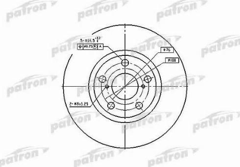 Patron PBD4046 - Гальмівний диск avtolavka.club