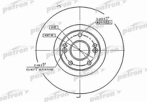 Patron PBD4179 - Гальмівний диск avtolavka.club