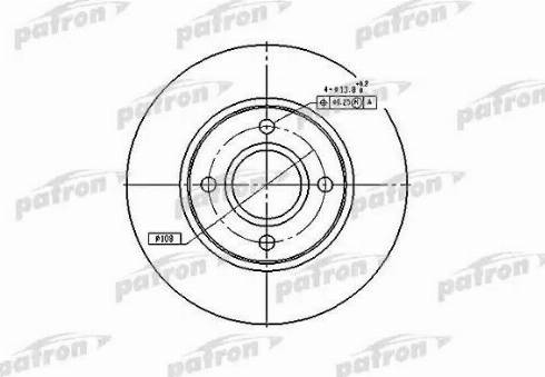 Patron PBD2622 - Гальмівний диск avtolavka.club