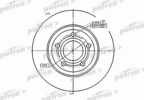 Patron PBD2730 - Гальмівний диск avtolavka.club