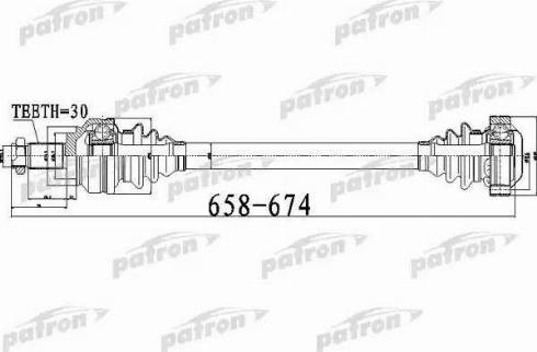 Patron PDS0480 - Приводний вал avtolavka.club