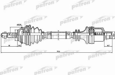 Patron PDS0300 - Приводний вал avtolavka.club