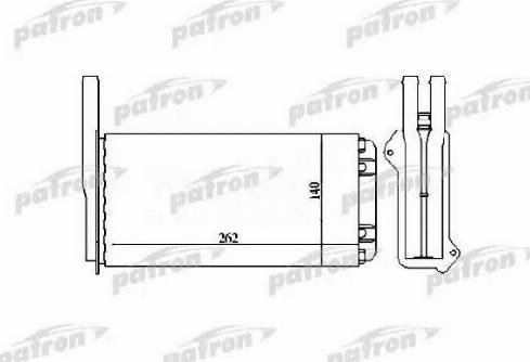 Patron PRS2034 - Теплообмінник, опалення салону avtolavka.club