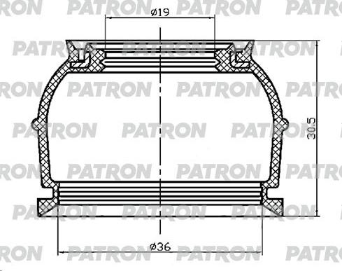 Patron PSE6400 - Ремонтний комплект, що несуть / напрямні шарніри avtolavka.club