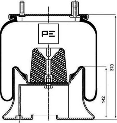 PE Automotive 084.181-71A - Кожух пневматичної ресори avtolavka.club