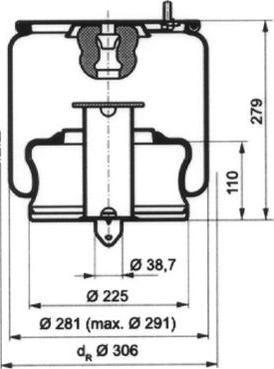 PE Automotive 084.267-71A - Кожух пневматичної ресори avtolavka.club