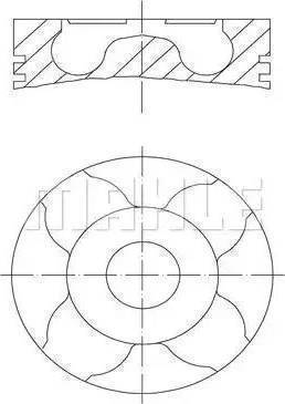 PERFECT CIRCLE 56 13968 0 - Поршень avtolavka.club