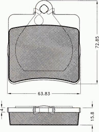 Pex 7524 - Гальмівні колодки, дискові гальма avtolavka.club