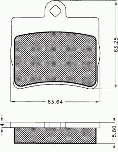 Pex 7.523 - Гальмівні колодки, дискові гальма avtolavka.club