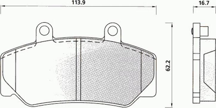 Pex 7202 - Гальмівні колодки, дискові гальма avtolavka.club