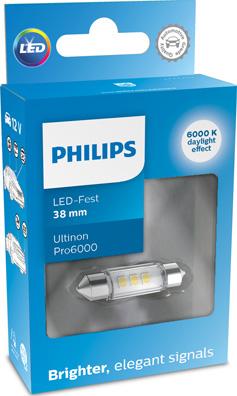 PHILIPS 11854CU60X1 - Лампа розжарювання, Освітлення салону avtolavka.club