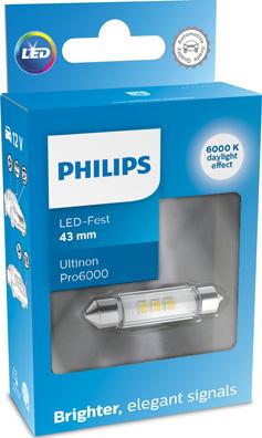 PHILIPS 11866CU60X1 - Лампа розжарювання, Освітлення салону avtolavka.club