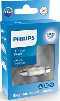 PHILIPS 11866CU60X1 - Лампа розжарювання, Освітлення салону avtolavka.club