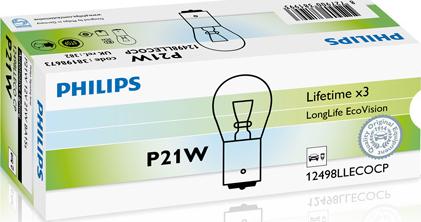 PHILIPS 12498LLECOCP - Лампа розжарювання, ліхтар покажчика повороту avtolavka.club