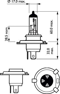 PHILIPS 12342RGTBW - Лампа розжарювання, фара дальнього світла avtolavka.club