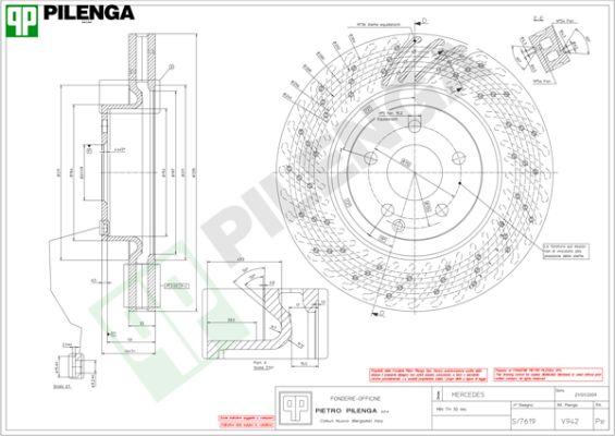 Pilenga V942 - Гальмівний диск avtolavka.club