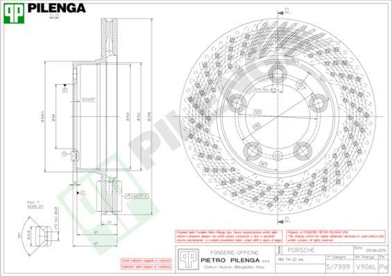 Pilenga V906L - Гальмівний диск avtolavka.club