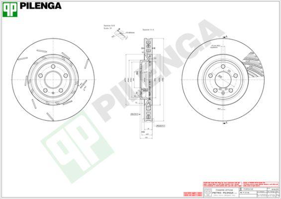 Pilenga V1712L - Гальмівний диск avtolavka.club