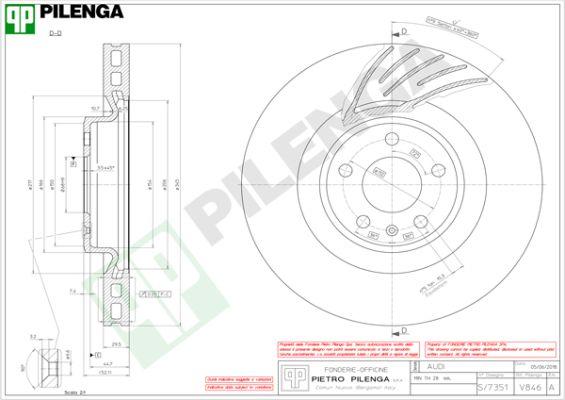 Pilenga V846 - Гальмівний диск avtolavka.club