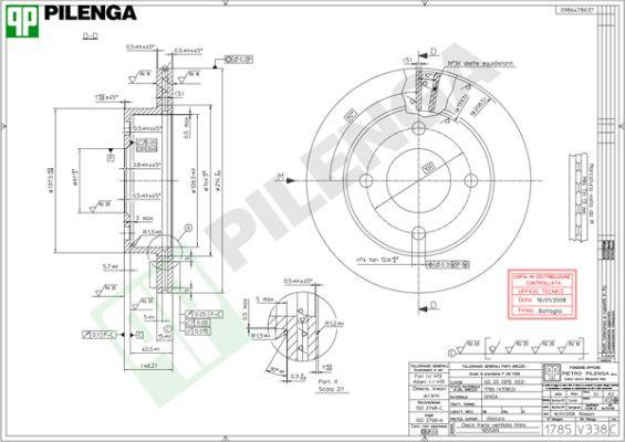 Pilenga V338 - Гальмівний диск avtolavka.club