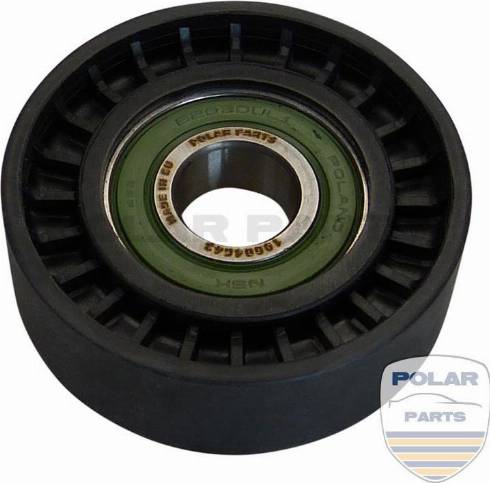 PolarParts 10004643 - Паразитний / провідний ролик, поліклиновий ремінь avtolavka.club