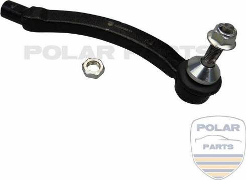 PolarParts 10000223 - Наконечник рульової тяги, кульовий шарнір avtolavka.club