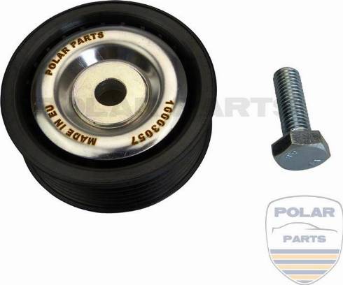 PolarParts 10003057 - Паразитний / провідний ролик, поліклиновий ремінь avtolavka.club