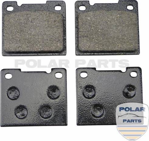 PolarParts 10002253 - Гальмівні колодки, дискові гальма avtolavka.club