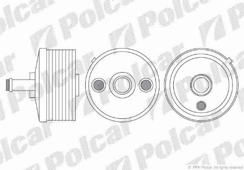 Polcar 9513L8-2 - Масляний радіатор, автоматична коробка передач avtolavka.club