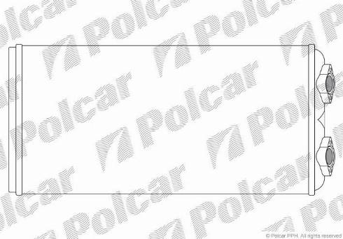 Polcar 4403N8-1 - Теплообмінник, опалення салону avtolavka.club