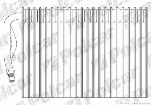Polcar 5507P8-1 - Випарник, кондиціонер avtolavka.club