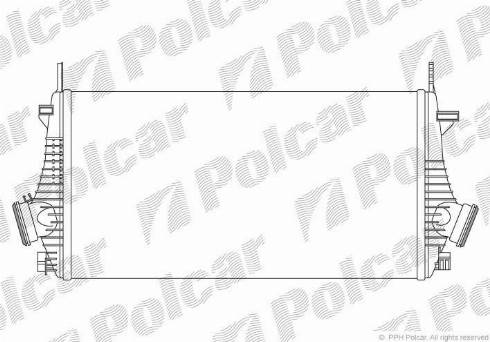 Polcar 5520J8-1 - Интеркулер avtolavka.club