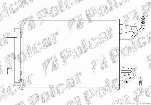 Polcar 5095K82X - Конденсатор, кондиціонер avtolavka.club